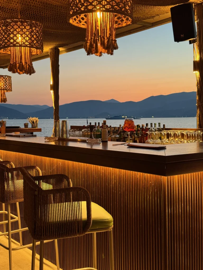 living in nafplio sunset mediterranean premium