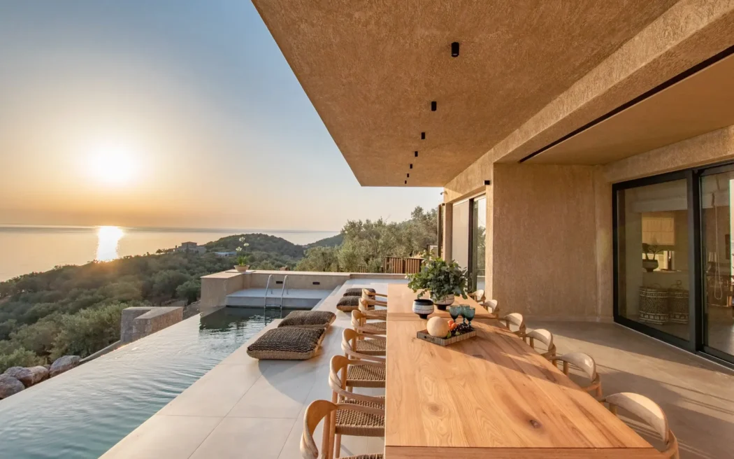 Contemporary Seafront Villa For Sale in Galatas