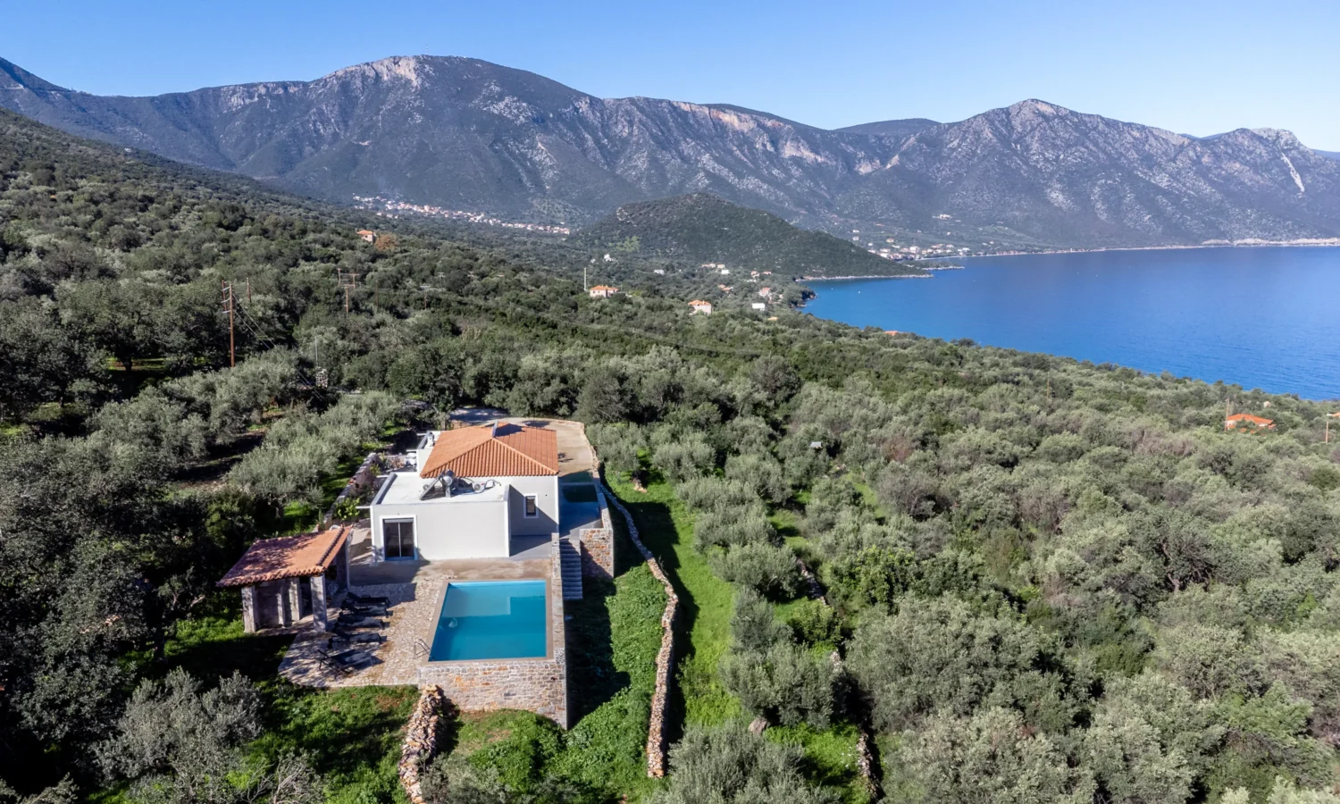 Modern Sea View Villa in Leonidio