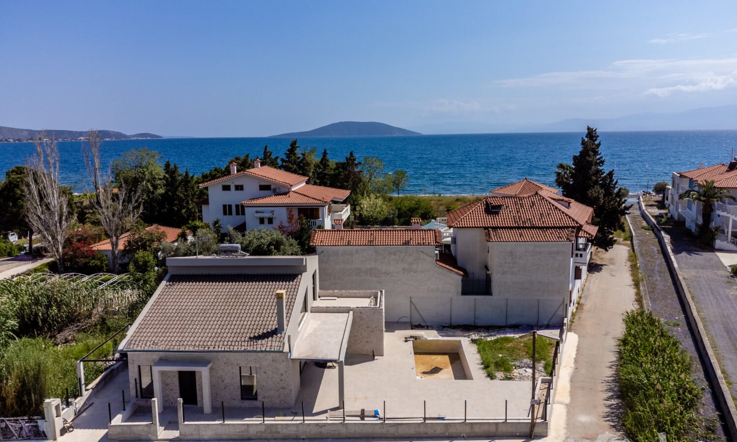 costal villa in kantia greece