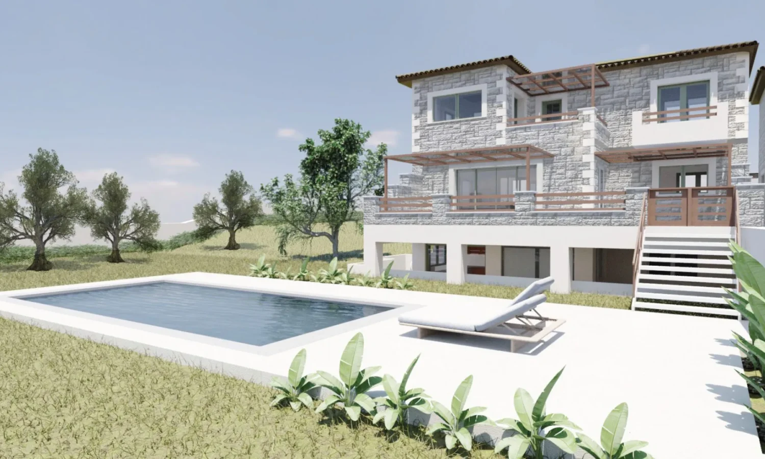 Complex of Four Villas in Methoni