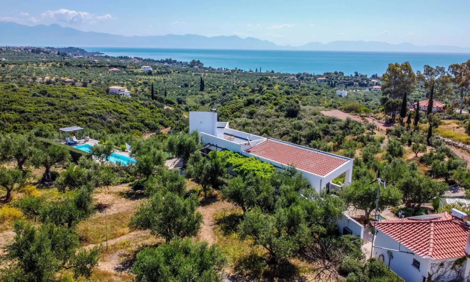 Off-Grid Villa with Pool & Olive Grove in Messinia