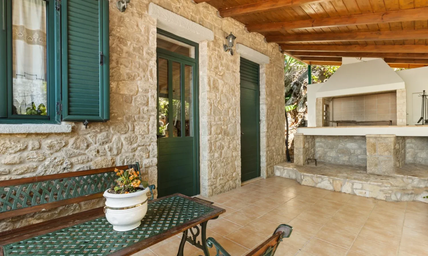 Stone Villa for Sale with Unobstructed Views near Stoupa