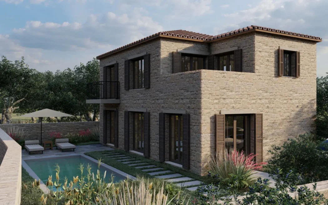 Detached Stone House in West Mani