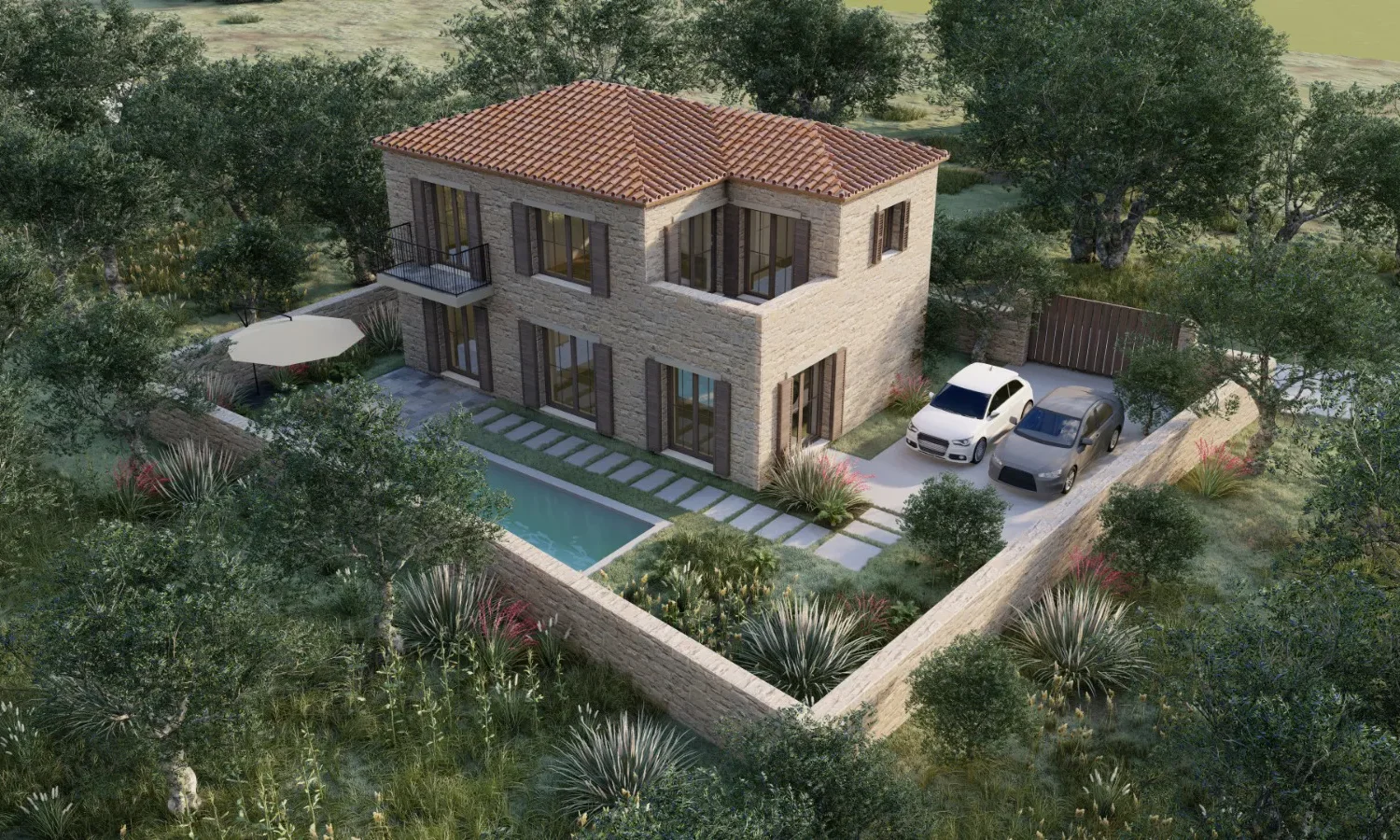 Detached Stone House in West Mani