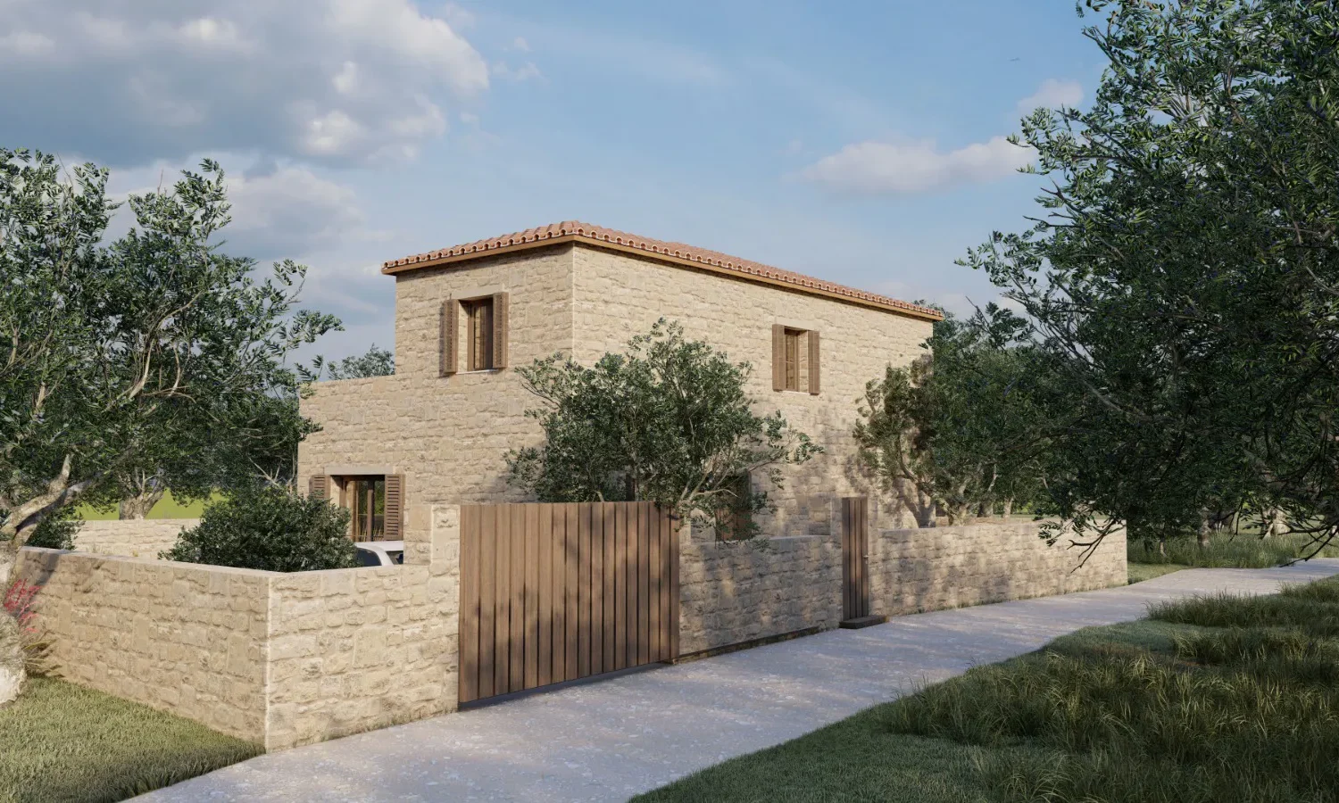 Detached Stone House in West Mani